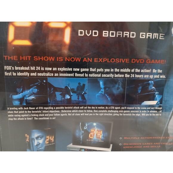 New Sealed 24 DVD Board Game Kieffer Sutherland Teens Adults Action Virtual Fun - Picture 8 of 12